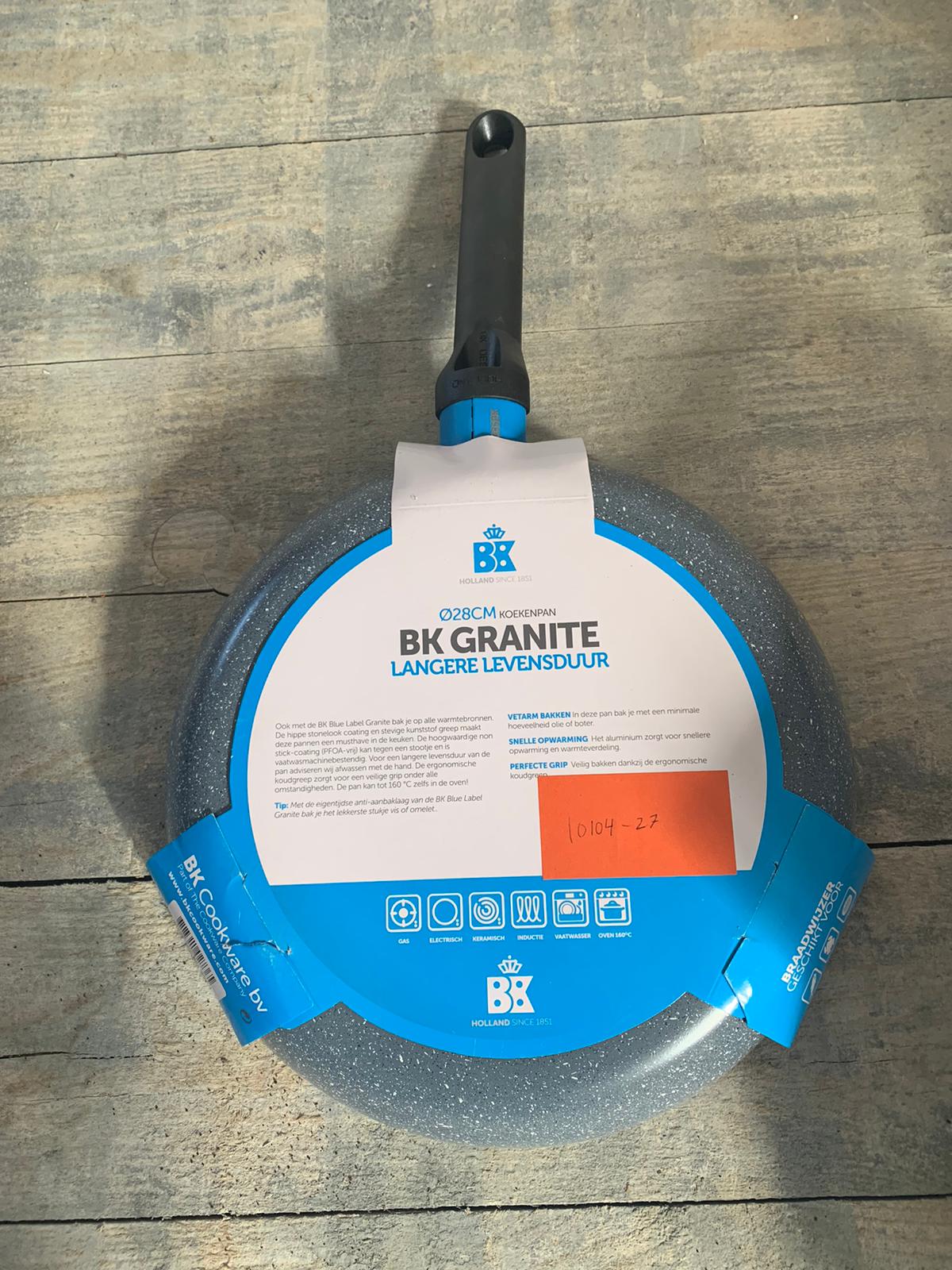Oprichter Kalmte Ongelofelijk Bk blue label induction granite koekenpan - Dé online Veilingsite • RPA  Auctions