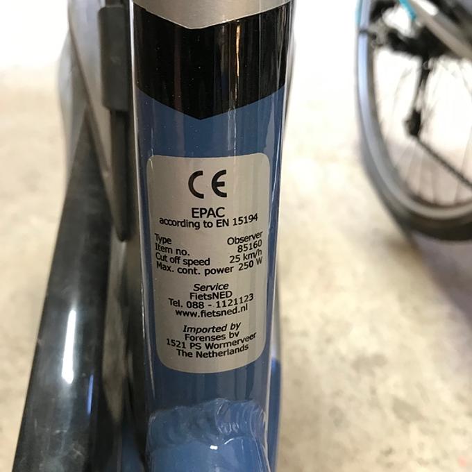 magie Premisse Jabeth Wilson Kemp Starley elektrische fiets Observer dames 49cm blauw - Dé online  Veilingsite • RPA Auctions